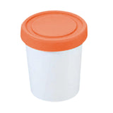 Maxbell Maxbell Ice Cream Pint Cup Dessert Container for Desserts Homemade Ice Cream Yoghurt M orange