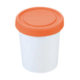 Maxbell Maxbell Ice Cream Pint Cup Dessert Container for Desserts Homemade Ice Cream Yoghurt M orange