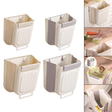 Maxbell Maxbell Hanging Kitchen Trash Mountable Indoor Compost Bucket for RV Toilet Bathroom 6L Beige White