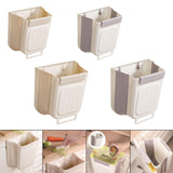 Maxbell Maxbell Hanging Kitchen Trash Mountable Indoor Compost Bucket for RV Toilet Bathroom 6L Beige White