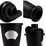 Maxbell Maxbell Cyclone Dust Collector Easy to Install for Sand Chipboard Construction Waste Black