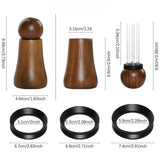 Maxbell Maxbell Coffee Tamper Distributor Home Wooden Cafe Lightweight Coffee Distributor 1Set 51mm