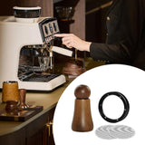 Maxbell Maxbell Coffee Tamper Distributor Home Wooden Cafe Lightweight Coffee Distributor 1Set 51mm