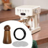 Maxbell Maxbell Coffee Tamper Distributor Home Wooden Cafe Lightweight Coffee Distributor 1Set 51mm