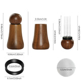 Maxbell Maxbell Coffee Tamper Distributor Home Wooden Cafe Lightweight Coffee Distributor 1Set 51mm