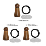 Maxbell Maxbell Coffee Tamper Distributor Home Wooden Cafe Lightweight Coffee Distributor 1Set 51mm