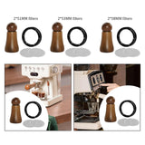 Maxbell Maxbell Coffee Tamper Distributor Home Wooden Cafe Lightweight Coffee Distributor 1Set 51mm