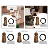 Maxbell Maxbell Coffee Tamper Distributor Home Wooden Cafe Lightweight Coffee Distributor 1Set 51mm