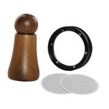 Maxbell Maxbell Coffee Tamper Distributor Home Wooden Cafe Lightweight Coffee Distributor 1Set 51mm