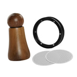 Maxbell Maxbell Coffee Tamper Distributor Home Wooden Cafe Lightweight Coffee Distributor 1Set 51mm