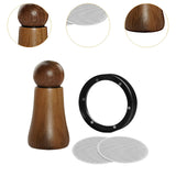 Maxbell Maxbell Coffee Tamper Distributor Home Wooden Cafe Lightweight Coffee Distributor 1Set 51mm