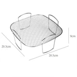 Maxbell Air Fryer Rack Air Fryer Accessories Toast Rack for Air Fryer Kitchen Cooker single layer