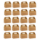 Maxbell Maxbell 20 Pieces Cake Boxes Portable Bakery Gift Boxes for Picnic Camping Cake Shop Brown