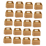 Maxbell Maxbell 20 Pieces Cake Boxes Portable Bakery Gift Boxes for Picnic Camping Cake Shop Brown