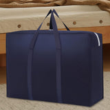 Maxbell Maxbell Large Storage Bag Strong Handles Moving House Bag for Pillow Clothes Bedding Dark Blue