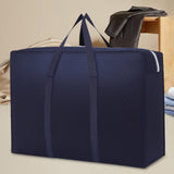 Maxbell Maxbell Large Storage Bag Strong Handles Moving House Bag for Pillow Clothes Bedding Dark Blue