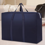 Maxbell Maxbell Large Storage Bag Strong Handles Moving House Bag for Pillow Clothes Bedding Dark Blue