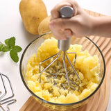 Maxbell Maxbell Food Masher Multipurpose Manual Press Pea Masher Stainless Steel Wire Masher