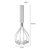 Maxbell Maxbell Food Masher Multipurpose Manual Press Pea Masher Stainless Steel Wire Masher