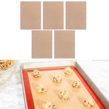 Maxbell Maxbell 5 Pieces Baking Mat Sheet Easy to Clean Oven Liner Sheet for Patio Cafe Deck