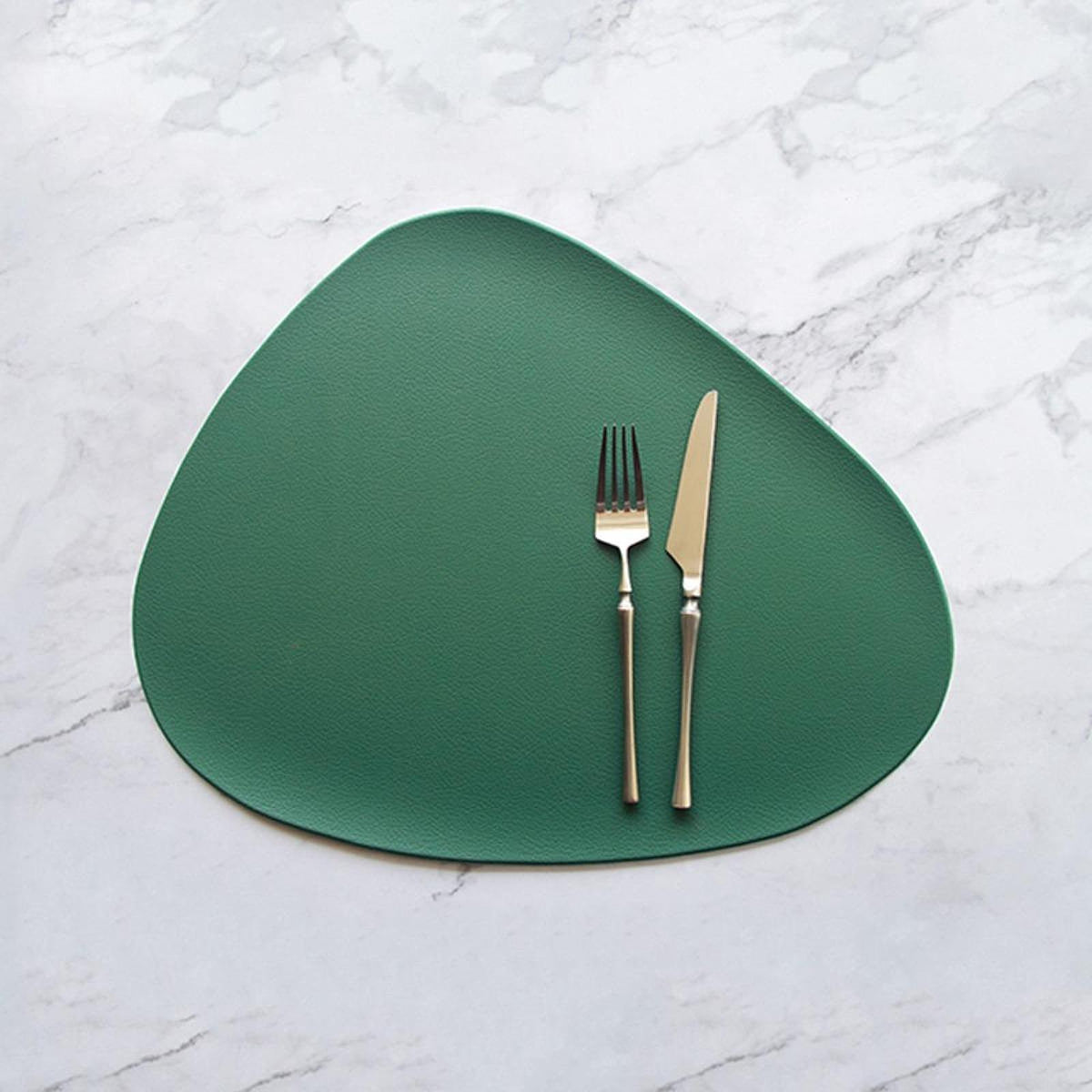 Maxbell Maxbell Placemat Stain Resistant Meal Mat Dining Table Mat for Home Restaurant Green