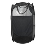 Maxbell Maxbell Laundry Basket Polyester Portable Clothes Hamper for Bathroom Dormitory Home Black