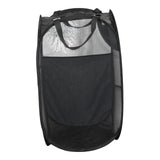 Maxbell Maxbell Laundry Basket Polyester Portable Clothes Hamper for Bathroom Dormitory Home Black