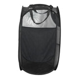 Maxbell Maxbell Laundry Basket Polyester Portable Clothes Hamper for Bathroom Dormitory Home Black