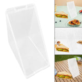 Maxbell Maxbell Sandwich Holder Reusable Clear Sandwich Container for Sandwich Parties Party