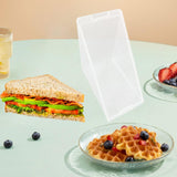 Maxbell Maxbell Sandwich Holder Reusable Clear Sandwich Container for Sandwich Parties Party