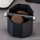 Maxbell Maxbell Knock Coffee Ground Dump Bin for Kitchen Espresso Machine Accessories Office Octangle