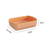 Maxbell Maxbell Vegetable Washing Basket Multipurpose Fruit Cleaning Basin for Fruits Salads Orange Large