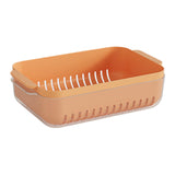 Maxbell Maxbell Vegetable Washing Basket Multipurpose Fruit Cleaning Basin for Fruits Salads Orange Large