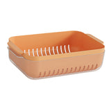 Maxbell Maxbell Vegetable Washing Basket Multipurpose Fruit Cleaning Basin for Fruits Salads Orange Large