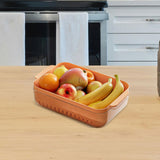 Maxbell Maxbell Vegetable Washing Basket Multipurpose Fruit Cleaning Basin for Fruits Salads Orange Large
