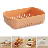 Maxbell Maxbell Vegetable Washing Basket Multipurpose Fruit Cleaning Basin for Fruits Salads Orange Large