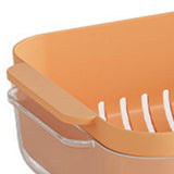 Maxbell Maxbell Vegetable Washing Basket Multipurpose Fruit Cleaning Basin for Fruits Salads Orange Large