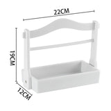 Maxbell Maxbell Food Storage Basket Organizer Fruit Basket for Office Restaurant Dining Room White
