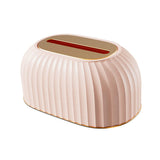 Maxbell Maxbell Facial Tissue Box Holder Dispenser Pumping Paper Case for Restaurant Elegant Pink