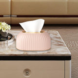 Maxbell Maxbell Facial Tissue Box Holder Dispenser Pumping Paper Case for Restaurant Elegant Pink