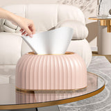 Maxbell Maxbell Facial Tissue Box Holder Dispenser Pumping Paper Case for Restaurant Elegant Pink