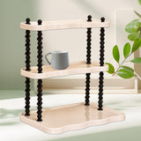 Maxbell Maxbell Multipurpose Desk Organizer Storage Shelf for Living Room Countertop Desktop 3 Tier Wide
