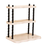 Maxbell Maxbell Multipurpose Desk Organizer Storage Shelf for Living Room Countertop Desktop 3 Tier Wide