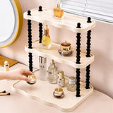 Maxbell Maxbell Multipurpose Desk Organizer Storage Shelf for Living Room Countertop Desktop 3 Tier Wide