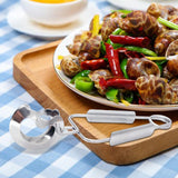 Maxbell Maxbell Escargot Serving Tongs Stainless Steel Kitchen Utensil Seafood Tongs for BBQ