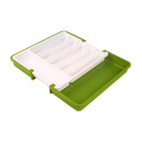Maxbell Maxbell Extended Tableware Storage Box Flatware Organizer for Home Dining Room Hotel