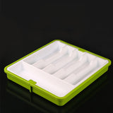 Maxbell Maxbell Extended Tableware Storage Box Flatware Organizer for Home Dining Room Hotel