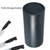 Maxbell Maxbell Round Knife Block Universal Compact Drying Rack Unique Slot Design Organizer Green