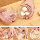 Maxbell Maxbell Garlic Press Gift Professional Manual Garlic Chopper for Ginger Kitchen Home clear