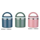 Maxbell Maxbell Lunch Box Noodles Pot Salad Bowl Outdoor Picnic Box for Hiking Travel Picnic 630ml blue